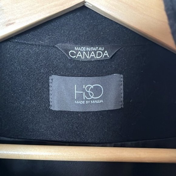 HiSO Cashmere/Wool Dress Coat - Picture 6 of 6